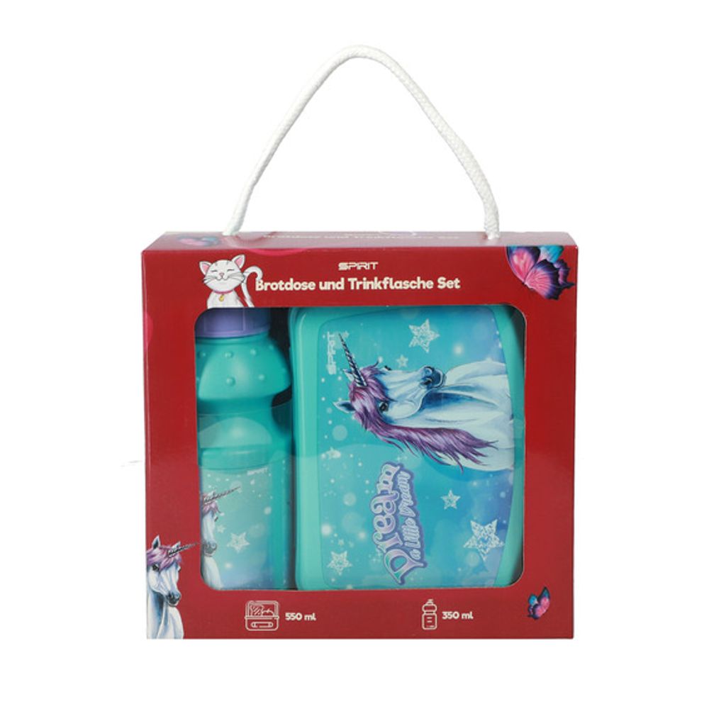 Spirit set za užinu Dream Horse – kutija 550 ml + flaša 350 ml slika 1