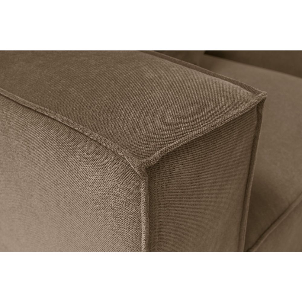 Sora (L1-O1-O1-1R-POUFFE) - Ugao Sofa u Boji Braon slika 15