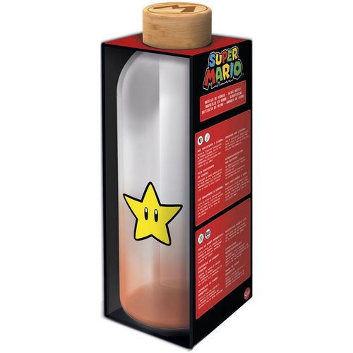 Nintendo Super Mario Bros glass bottle 1030ml slika 1