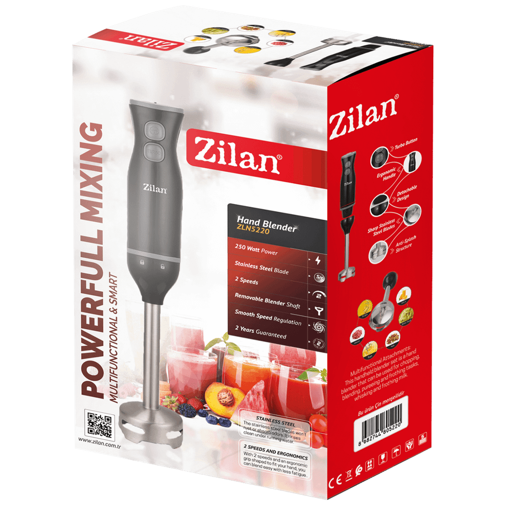 Zilan Blender, 250 W, 2 brzine - ZLN5220 slika 3