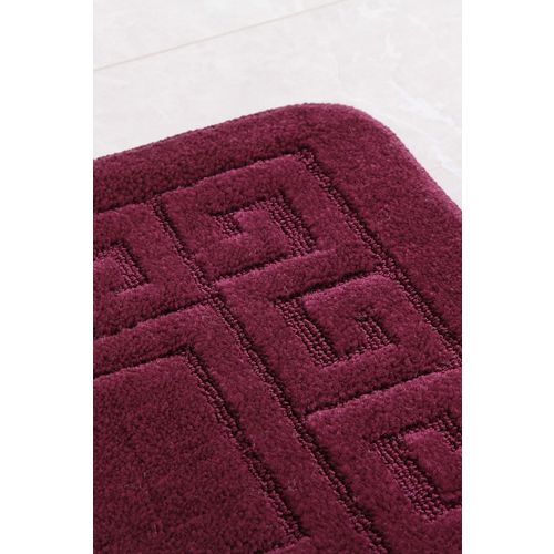 Ethnic - Purple Purple Bathmat Set (2 Pieces) slika 2