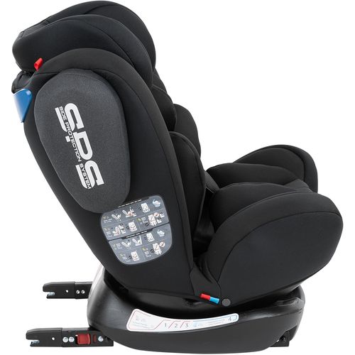 Kikka Boo autosjedalica 4 Fix DOUBLE ISOFIX Black slika 4