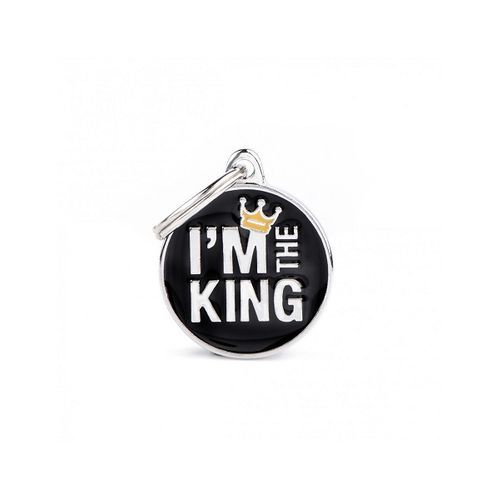 MyFamily Charms Medium Privezak Za Graviranje I Am The King slika 1