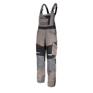 HLAČE S NARAM. KAKI-CRNE RASTEZLJIVE M L4060902