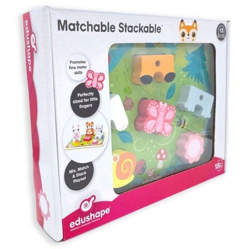 Edushape igračka matchable stackable puzzle  slika 1