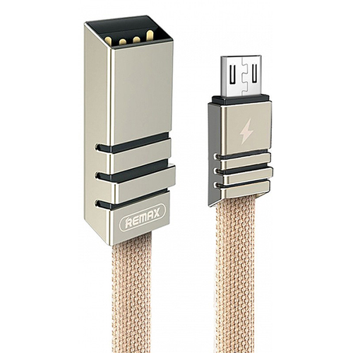 Data kabl REMAX Weave RC-081m micro USB braon 1m slika 1