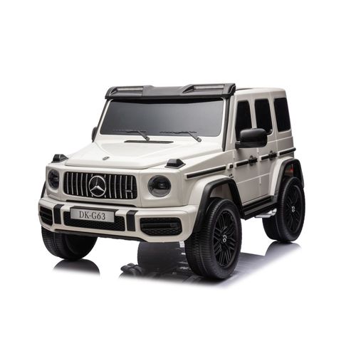 Licencirani auto na akumulator Mercedes G63 XXL 24V 4x4 - DVOSJED - bijeli slika 2