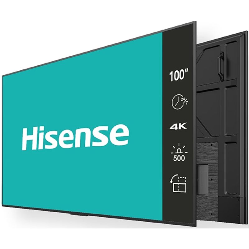 Hisense Hisense digital signage display 100BM66D 100″ / 4K / 500 nits / 120 Hz / (24h / 7 dana) image