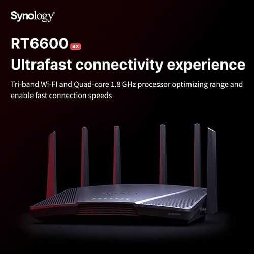Synology RT6600ax - Tri-Band 4x4 160MHz Wi-Fi ruter, 2.5Gbps Ethernet, VLAN segmentacija, više SSID-ova, roditeljski nadzor, prevencija pretnji slika 3