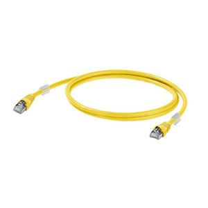 Weidmüller 1251580010 RJ45 mrežni kabel, Patch kabel cat 6a S/FTP 1.00 m žuta UL certificiran 1 St.