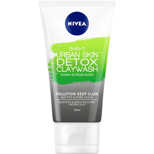 NIVEA Face URBAN SKIN Detox 3u1 glina za čišćenje 150 ml slika 1