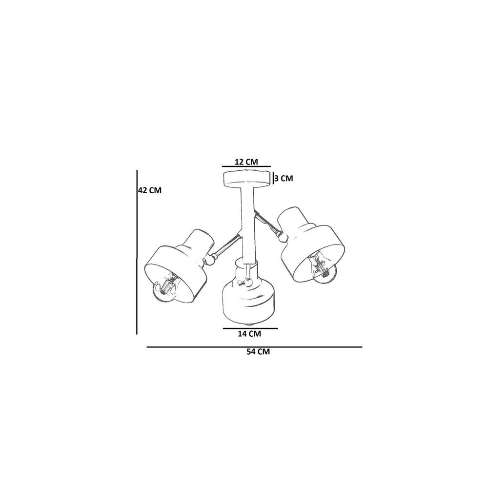 Opviq Luster 382, crna slika 4