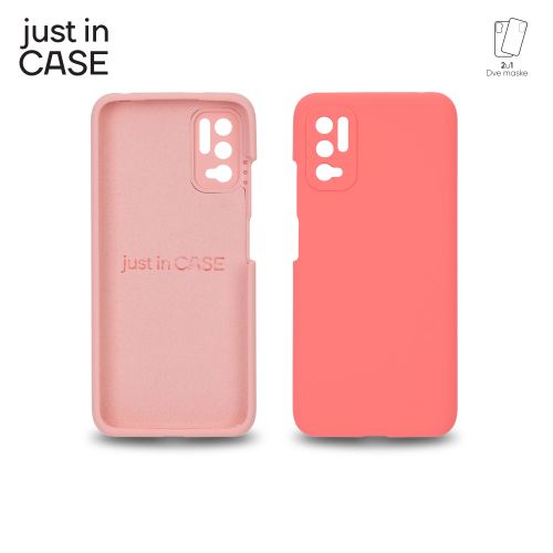 2u1 Extra case MIX PLUS paket PINK za Redmi Note 10 5G slika 3