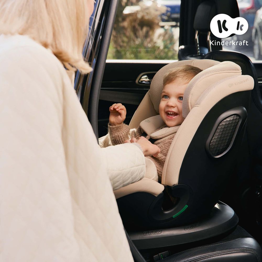 Kinderkraft Rotirajuća autosjedalica Xpedition 3 40-150cm Isofix, Beige slika 13