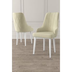 Trex - Set stolica u krem boji (2 komada)