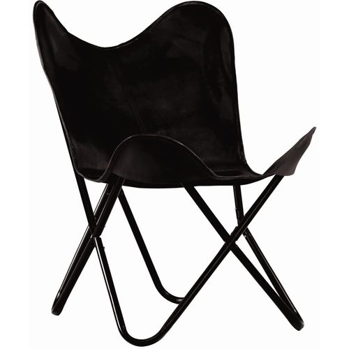 Leptir-stolica od prave kože crna dječja veličina slika 34