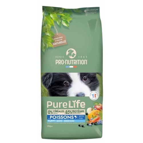 Pro Nutrition Pure Life Dog Puppy Mini and Medium 12 kg slika 1