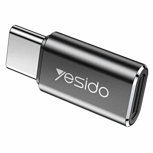 Yesido - OTG adapter (GS22) Type-C do Lightning aluminijska legura 480 Mbps - Sivi slika 1