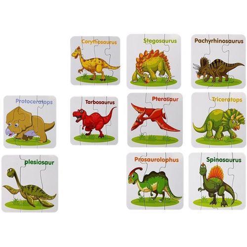 Edukativne puzzle - dinosauri na engleskome slika 2