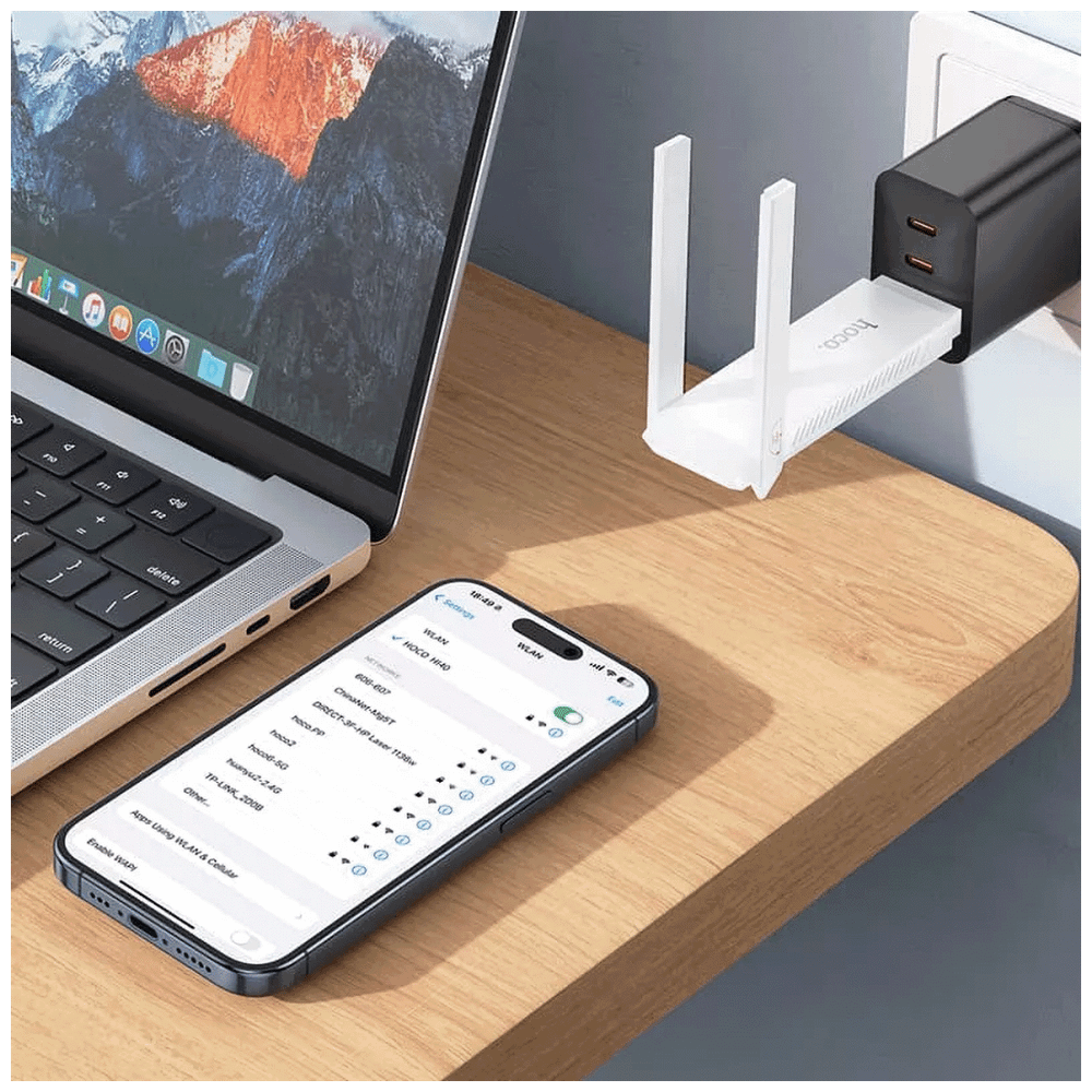 hoco. 4G mobilni WiFi router, USB, 150 Mbps - HI40 Portable WiFi slika 7