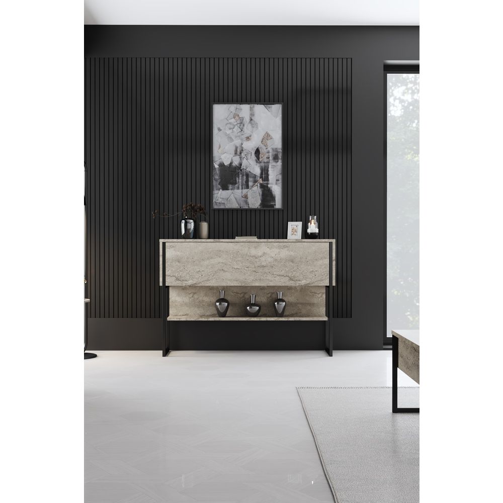 Luxe - Crni Komoda od Travertina slika 3