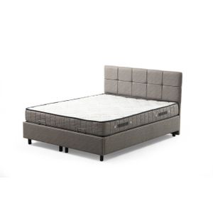 Woody Fashion Jednostrani okvir kreveta i uzglavlje, Vitalia 120 x 200 - Light Grey