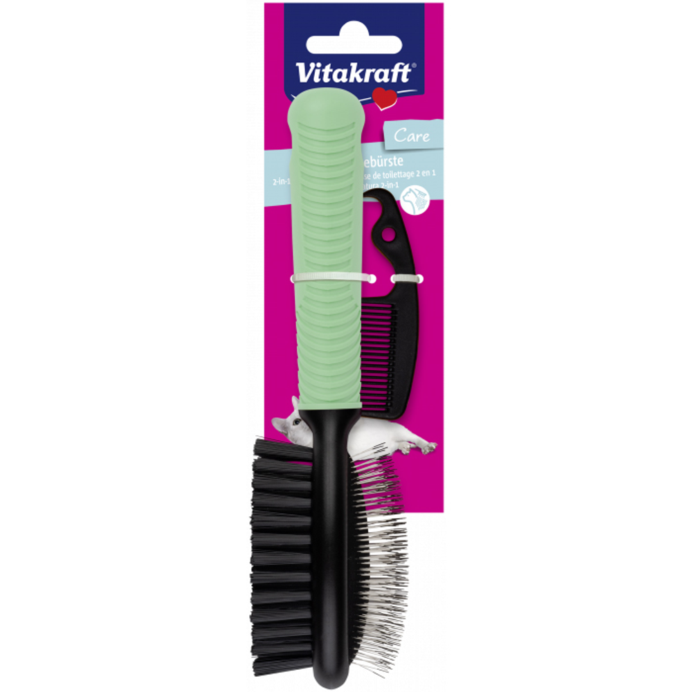 Vitakraft dvostrana četka za mačke ovalna 22cm slika 1