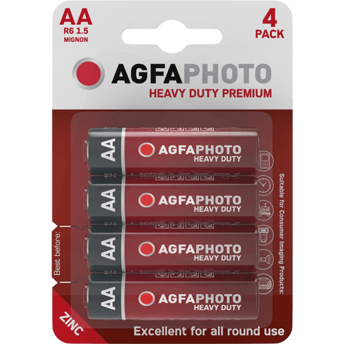 Agfa Zinc baterije, AA, 1.5 V, blister 4 kom. - AA B4 slika 1