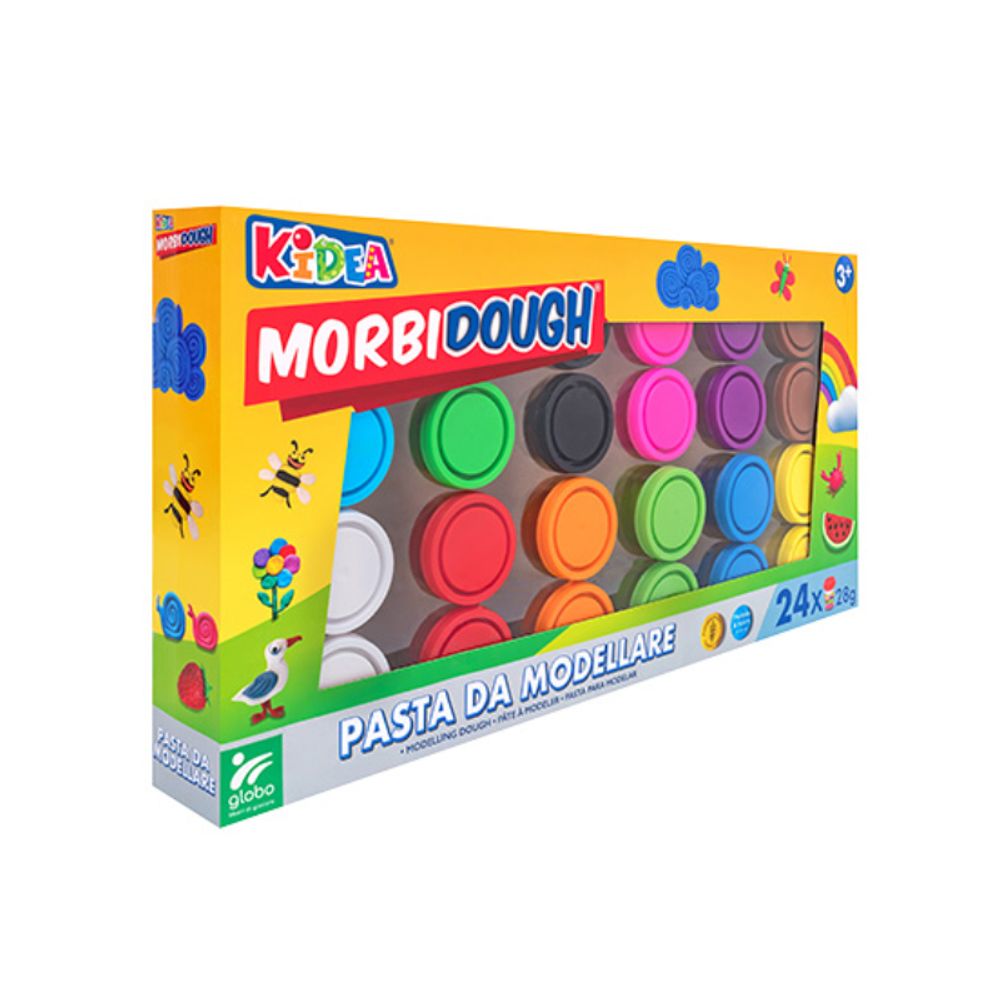 GLOBO Plastelin 12 boja 24x28gr slika 1