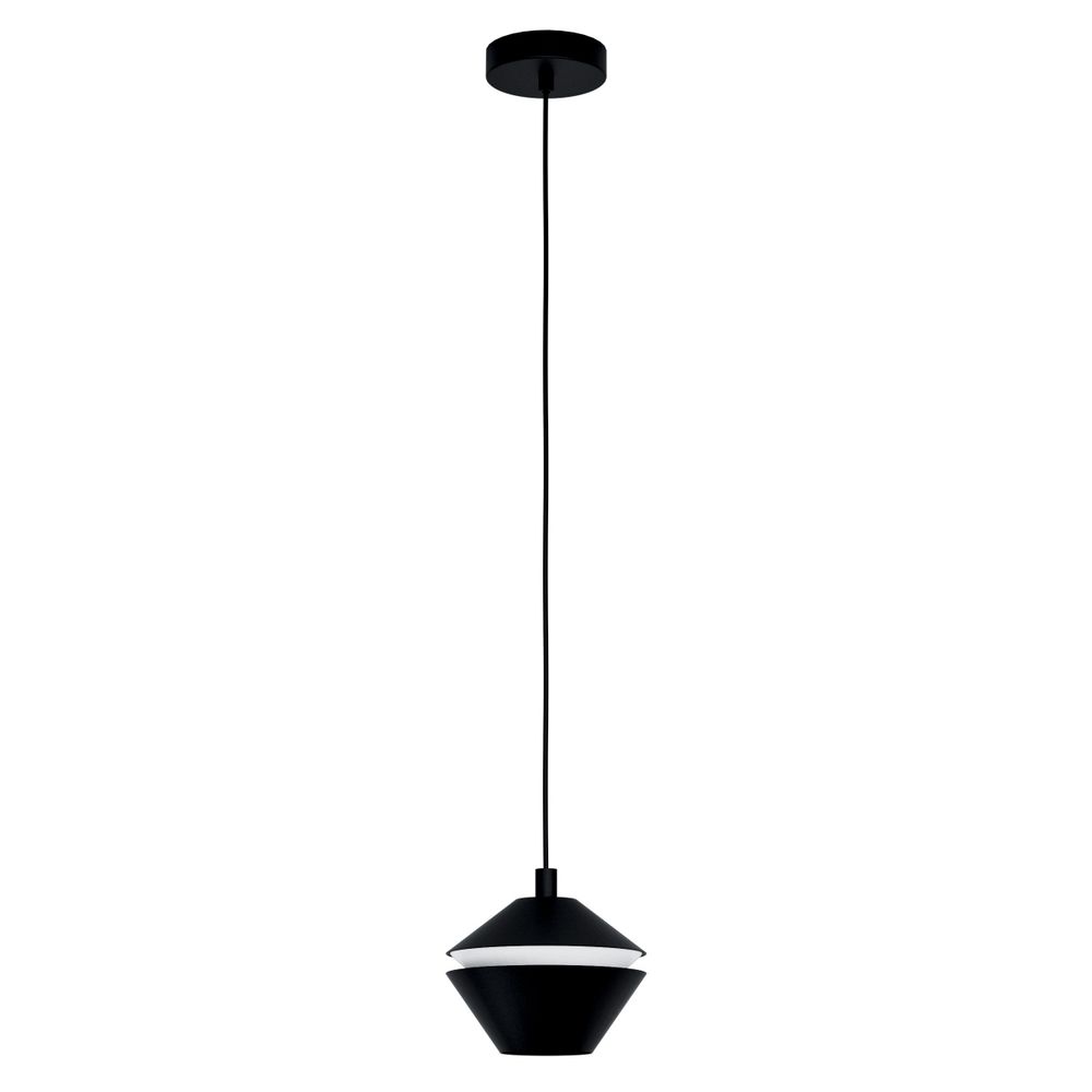 Eglo viseća lampa perpigo gu10 1x4,5w crno/bijelo v:1100mm o165mm slika 1