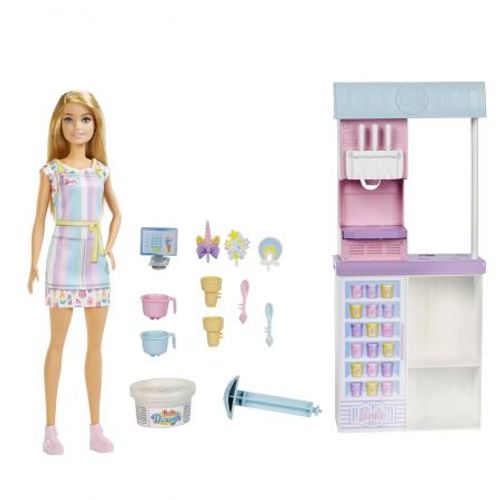 Barbie Lutka Ice cream set slika 1