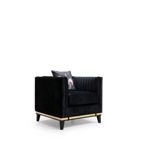 Atelier Del Sofa Bellino - Black Black Wing Chair