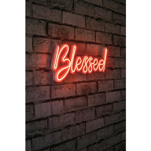 Wallity Ukrasna plastična LED rasvjeta, Blessed - Red slika 1