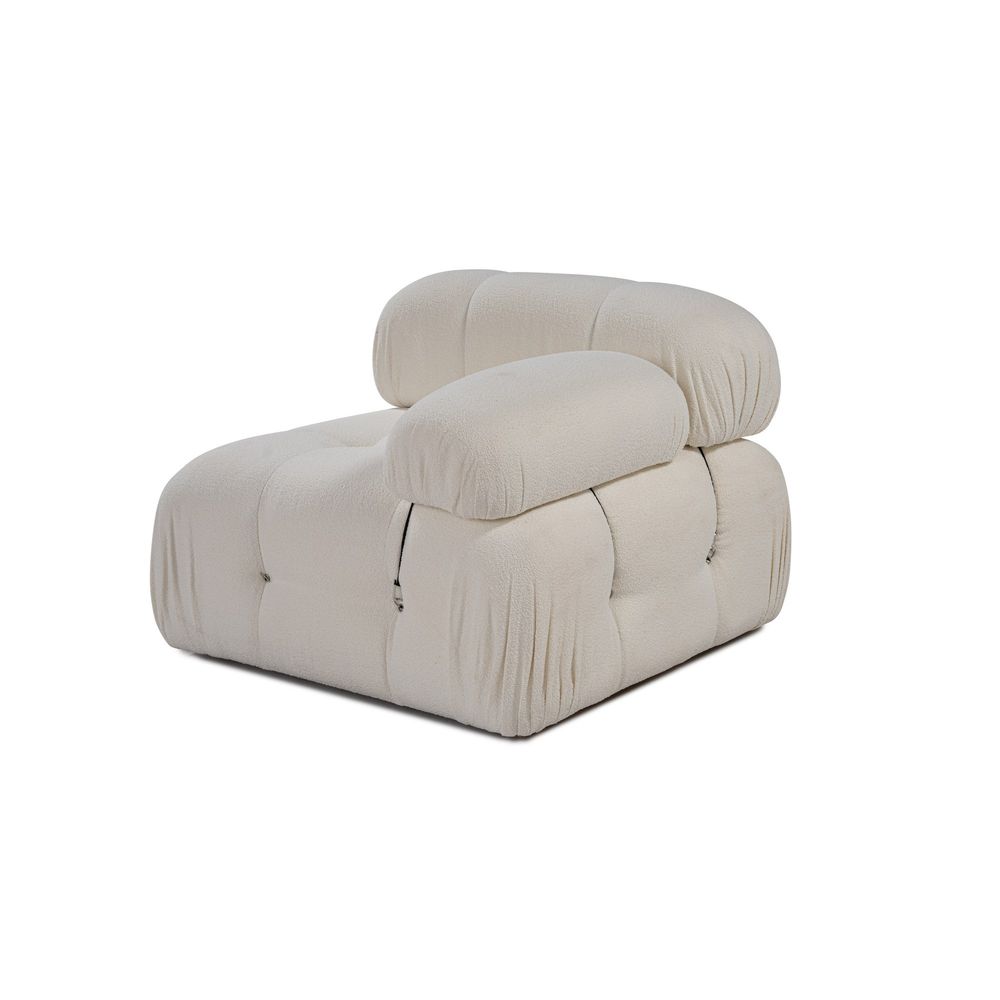 Bubble 1R - Bež Bijeli Sofa za Jednu Osobu slika 5