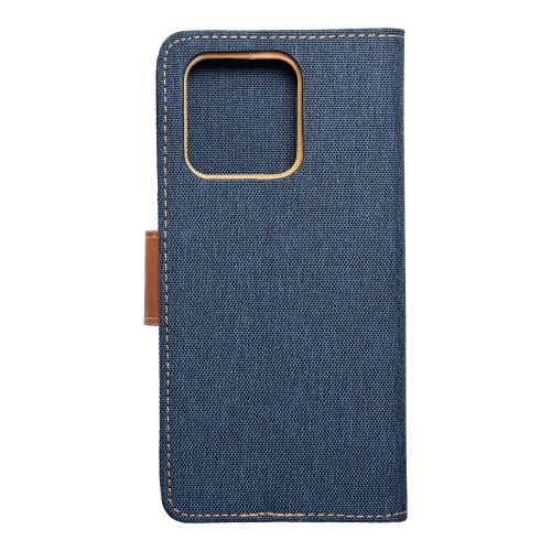 CANVAS Book case za Xiaomi Redmi 10C, Navy plava slika 2