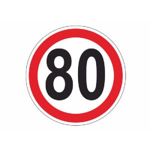 OGRANIČENJE BRZINE 80 km/h