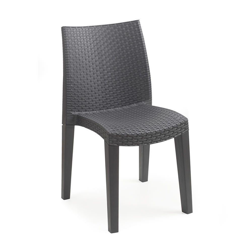 PROGARDEN Stolica Lady Antracit slika 1