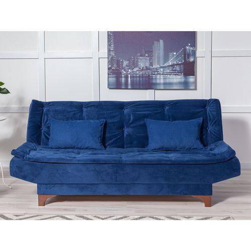 Atelier Del Sofa Kelebek-Tamno Plavi Trosed na Razvlačenje slika 2