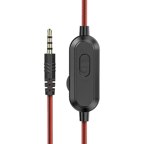 hoco. slušalice sa mikrofonom, gaming, 3.5 mm / USB, crvena - W103 Magic tour slika 4