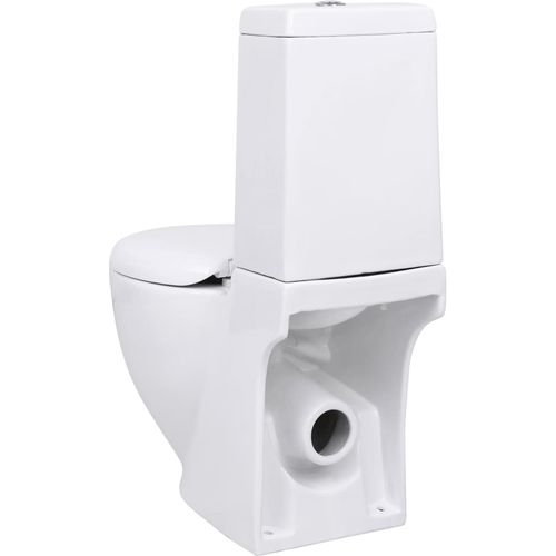 Keramička toaletna školjka sa stražnjim protokom vode bijela slika 35