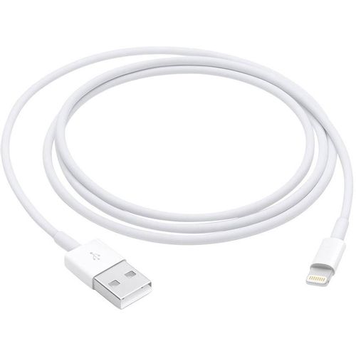 Apple iPad/iPhone/iPod priključni kabel [1x muški konektor USB 2.0 tipa a - 1x muški konektor Apple dock lightning] 1.00 m bijela slika 1