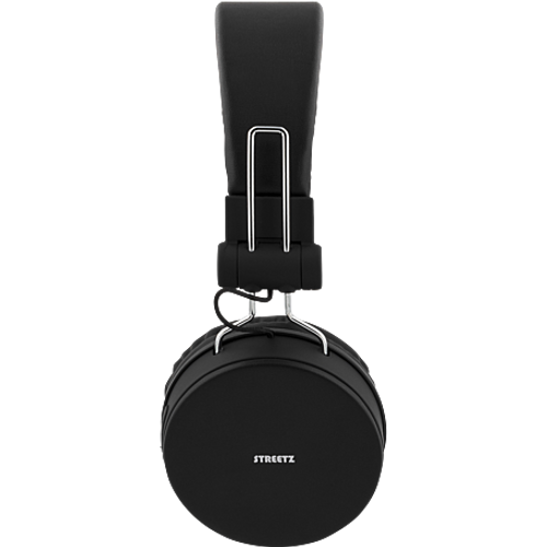 STREETZ Slušalice BT200 Naglavne Sklopive Bluetooth, 3.5 mm utor, CRNE slika 8