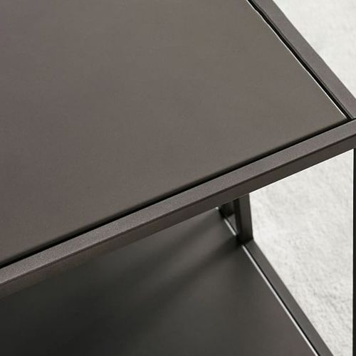 Uranüs - Black Chipboard Black Coffee Table slika 4