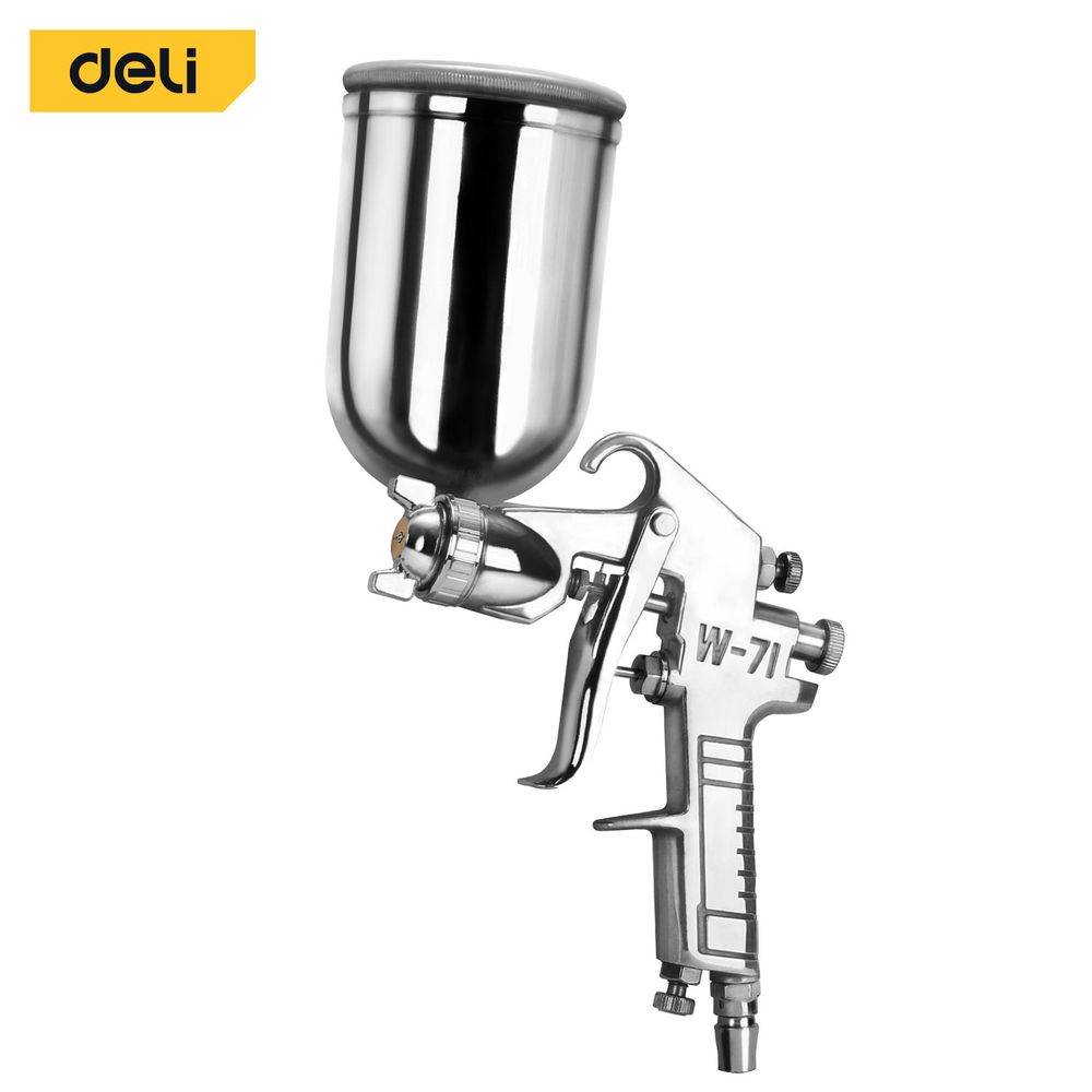 Deli Pištolj za farbanje, aluminijumski 400ml, EDL-QPQ-W71G slika 1