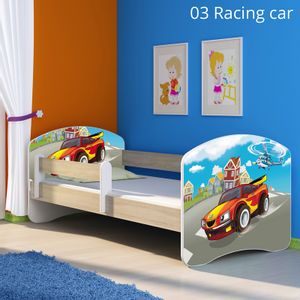 Dječji krevet ACMA s motivom, bočna sonoma 160x80 cm - 03 Racing Car