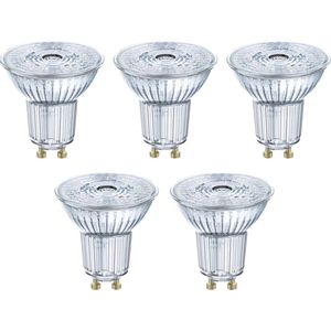 OSRAM 4058075090460 LED Energetska učinkovitost 2021 F (A - G) GU10 reflektor 4.3 W = 50 W toplo bijela (Ø x D) 50 mm x 52 mm  5 St.