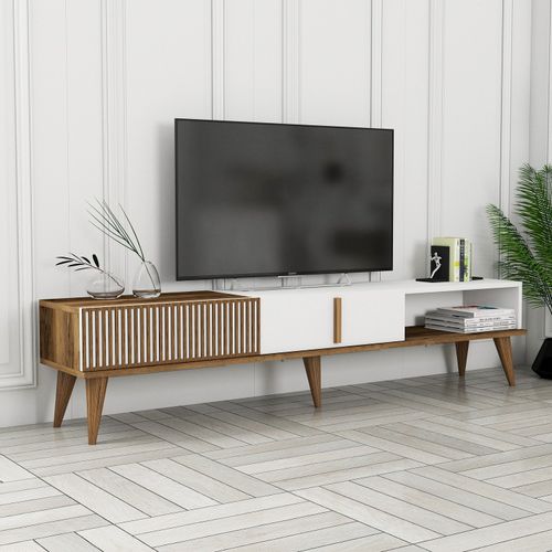 Woody Fashion Stalak za televizor, Milan Alt - Walnut, White slika 2