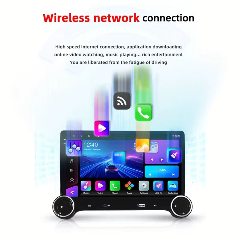 RADIO ZA AUTO ANDROID 10″ A100 2+32GB CARPLAY DRIVEONE 2K (UNIVERZALNI) slika 2