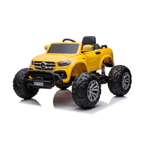 Licencirani auto na akumulator  Mercedes DK-MT950 4x4 - žuti/lakirani slika 3