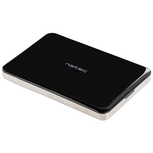 Natec NKZ-0716 OYSTER 2, HDD/SSD External Enclosure 2.5",  SATA III, USB3.0, Aluminium, Black